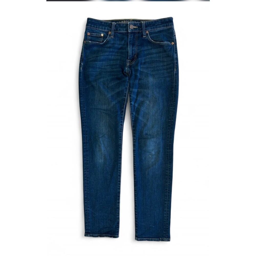 American Eagle Men’s Slim Straight Extreme Flex Blue Denim Jeans 30x32